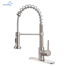 Hot Sale Wras CupC Certifié Round Spray Brass Pull Down Kitchen Faucet avec poignée ZNIC